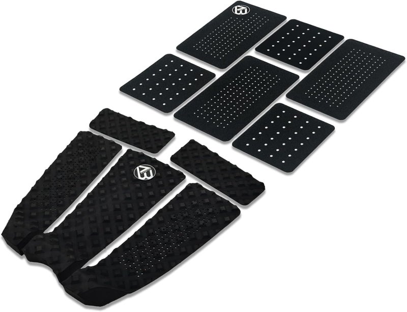 AQUBONA Store 5 Piece EVA Surfboard Deck Traction Pads for Stomp Skimboards, Surf Boards, Funboard, Fish Board - Image 2